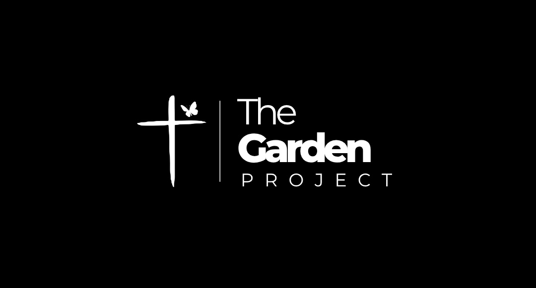 The Garden Project — cross and butterfly logo